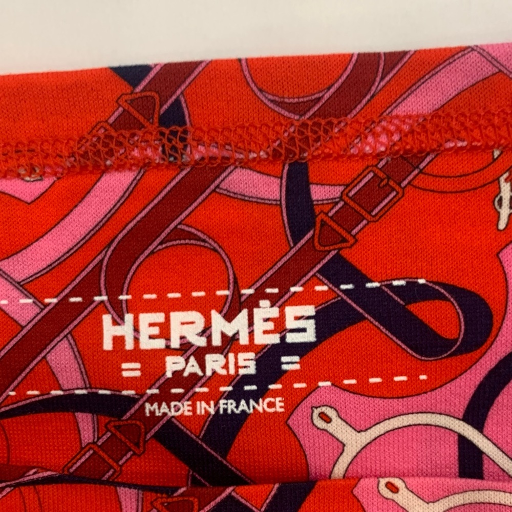 HERMES Red Geometric Shift Dress - Women's. Size 42. Never worn❤️🩷❤️ - Picture 4 of 6